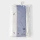 Штора для ванной SAVANNA «Лёд», с люверсами, 180×180 см, PEVA, прозрачная - Фото 6