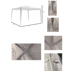 Шатёр туристический, 300×300 см, открытый, белый - фото 44096802