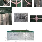 Шатёр туристический, 600×300 см, закрытый, зелёный - фото 44096809