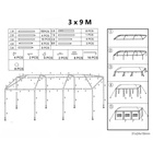 Шатёр туристический, 900×300 см, открытый, белый - Фото 5