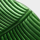 Тарелка стеклянная Magistro «Папоротник», 19,5×19,5×1,5 см, цвет зелёный - фото 4324209