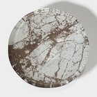 Миска Magistro «Мрамор», d=12,5 см, цвет белый - Фото 3