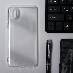 Чехол Krutoff, для Samsung Galaxy A01 Core (A013), силиконовый, прозрачный 6894227