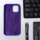 Чехол Krutoff, для iPhone 12 mini, матовый, фиолетовый - Фото 2