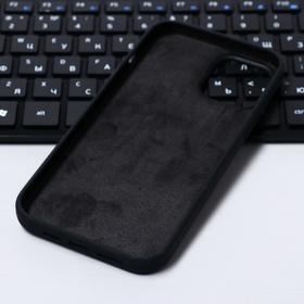 Чехол Krutoff, для iPhone 12 Pro Max, матовый, черный