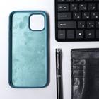 Чехол Krutoff, для iPhone 12 Pro Max, матовый, синий - Фото 2