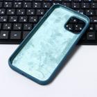 Чехол Krutoff, для iPhone 12 Pro Max, матовый, синий - Фото 3