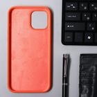 Чехол Krutoff, для iPhone 12 Pro Max, матовый, оранжевый - Фото 2