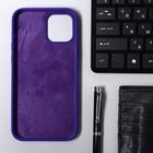 Чехол Krutoff, для iPhone 12 Pro Max, матовый, фиолетовый - Фото 2