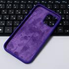 Чехол Krutoff, для iPhone 12 Pro Max, матовый, фиолетовый - Фото 3