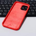 Чехол Krutoff, для iPhone 12 Pro Max, матовый, красный - Фото 3