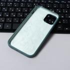Чехол Krutoff, для iPhone 12/12 Pro, матовый, темно-оливковый - Фото 3