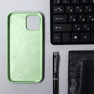 Чехол Krutoff для iPhone 12/12 Pro, матовый, мятный