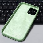 Чехол Krutoff, для iPhone 12/12 Pro, матовый, мятный - Фото 3