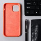 Чехол Krutoff, для iPhone 12/12 Pro, матовый, оранжевый - Фото 2