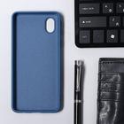 Чехол Krutoff, для Samsung (A013) Galaxy A01 Core, матовый, синий - Фото 2