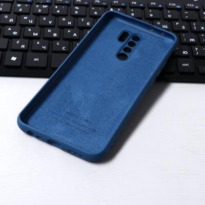 Чехол Krutoff для Xiaomi Redmi 9, матовый, синий
