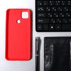 Чехол Krutoff, для Xiaomi Redmi 9С, матовый, красный - Фото 2