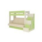 Кровать «Карамель 75/1», 1900×800 мм, цвет бодега cветлый / зелёный / аlma 16 - фото 109239467