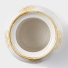 Сахарница Доляна Organic Gold, 420 мл, фарфор, белая - Фото 4