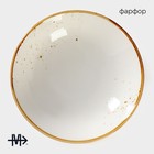 Салатник Magistro «Церера», 400 мл, d=16.5 см, фарфор, белый - Фото 2