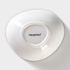 Салатник Magistro «Церера», 440 мл, 15.5×13.4 см, фарфор, белый - Фото 4