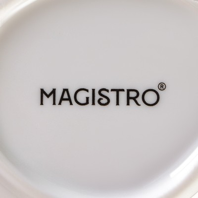 Салатник Magistro «Церера», 440 мл, 15.5×13.4 см, фарфор, белый