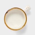 Кокотница Magistro «Церера», 100 мл, d=7.5 см, фарфор, белая - Фото 3