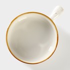 Кокотница Magistro «Церера», 500 мл, d=15 см, фарфор, белая - Фото 3