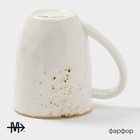 Кружка Magistro «Церера», 400 мл, фарфор, белая - Фото 2