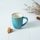 Кружка Magistro «Церера», 400 мл, фарфор, голубая - Фото 10