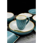 Кружка Magistro «Церера», 400 мл, фарфор, голубая - Фото 6