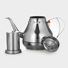 Заварочный чайник «Леранс», 1.2 л, металлическое сито, нержавеющая сталь, хромированный - Фото 3