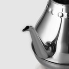 Чайник заварочный из нержавеющей стали «Леранс», 1,2 л, металлическое сито, цвет хромированный - фото 4324347