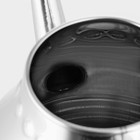 Чайник заварочный из нержавеющей стали «Леранс», 1,2 л, металлическое сито, цвет хромированный - фото 4324348
