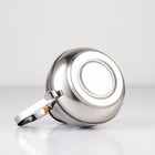 Чайник заварочный из нержавеющей стали «Леранс», 1,6 л, металлическое сито, цвет хромированный - Фото 3