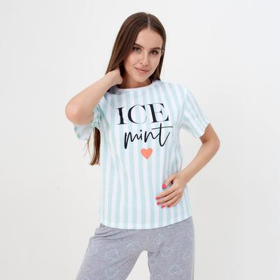 Футболка домашняя женская KAFTAN Fresh, размер 48-50