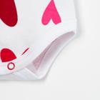 Боди Крошка Я «Сердца» рост 68-74 см - фото 23592395