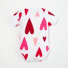 Боди Крошка Я «Сердца» рост 68-74 см - фото 23592397