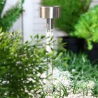 Садовый светильник на солнечной батарее «Пузырьки», 5×36×5 см, 1 LED, свечение белое - Фото 3