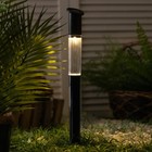 Садовый светильник на солнечной батарее «Столбик», 55 см, 1 LED, свечение тёплое белое - Фото 2