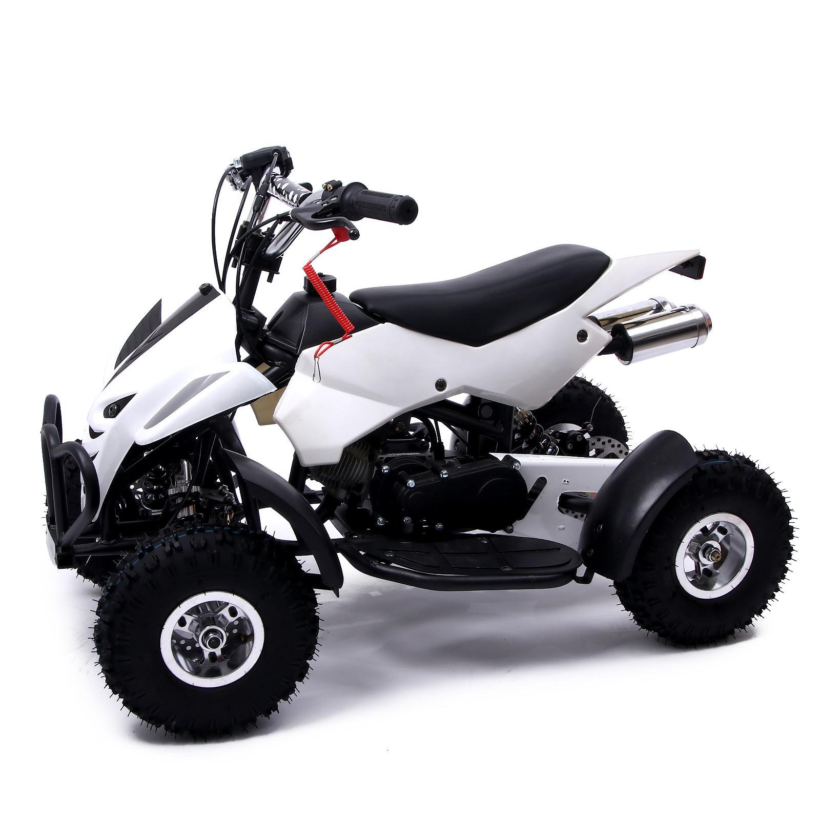 Квадрик белый. Квадроцикл бензиновый atv r4.35 - 49cc. Atv 49cc квадроцикл детский. Квадроцикл бензиновый atv r6.40 - 49cc, цвет белый. Peg-Perego квадроцикл Corral Bearcat