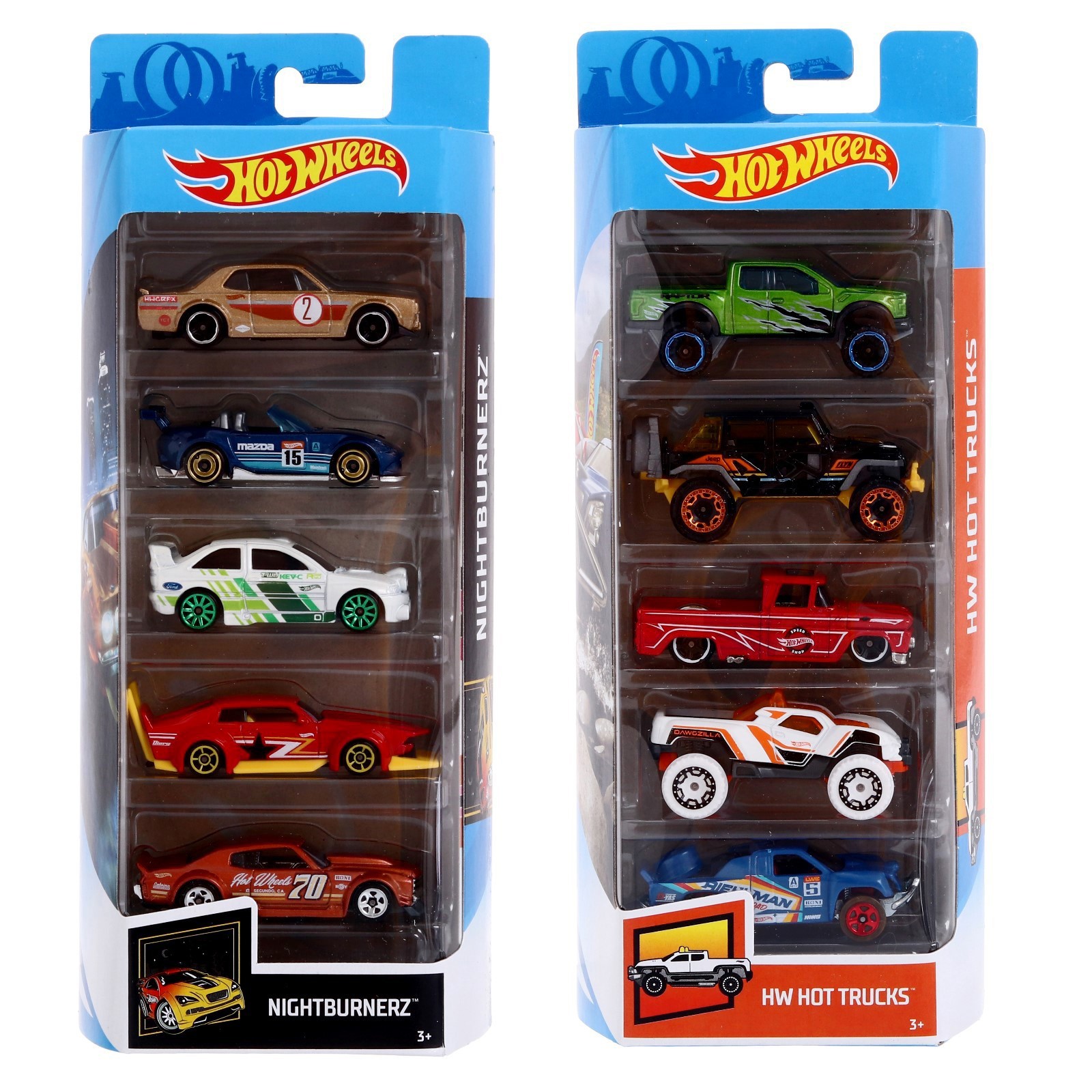 Набор подарочный Hot wheels: 5 машинок, МИКС (789025) - Купить по