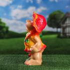 Садовая фигура "Девочка гном с клубникой", микс, 37 см - Фото 3
