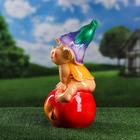 Садовая фигура "Эльф на яблоке", микс, 40 см - Фото 3