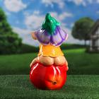 Садовая фигура "Эльф на яблоке", микс, 40 см - Фото 4