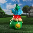 Садовая фигура "Эльф на яблоке", микс, 40 см - Фото 6