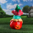Садовая фигура "Эльф на яблоке", микс, 40 см - Фото 8