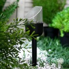 Садовый светильник на солнечной батарее «Цилиндр скошенный», 7 × 36 × 7 см, 1 LED, свечение белое - Фото 3