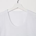 Футболка женская однотонная, цвет белый, размер 46 - Фото 2